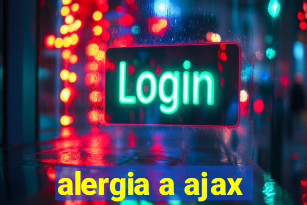 alergia a ajax